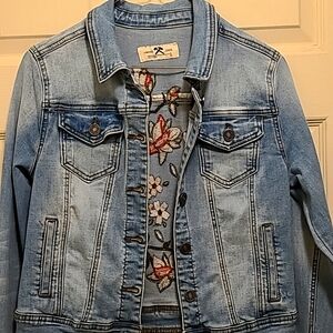 Vintage Hammer Jeans, embroidered Jean Jacket.